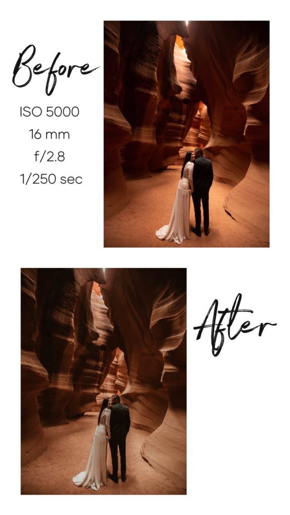 low light photography tips iso shutter speed aperture education arizona photographer antelope canyon 